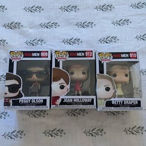 Madmen Funko Pop Women Set (Betty, Joan, and Peggy)